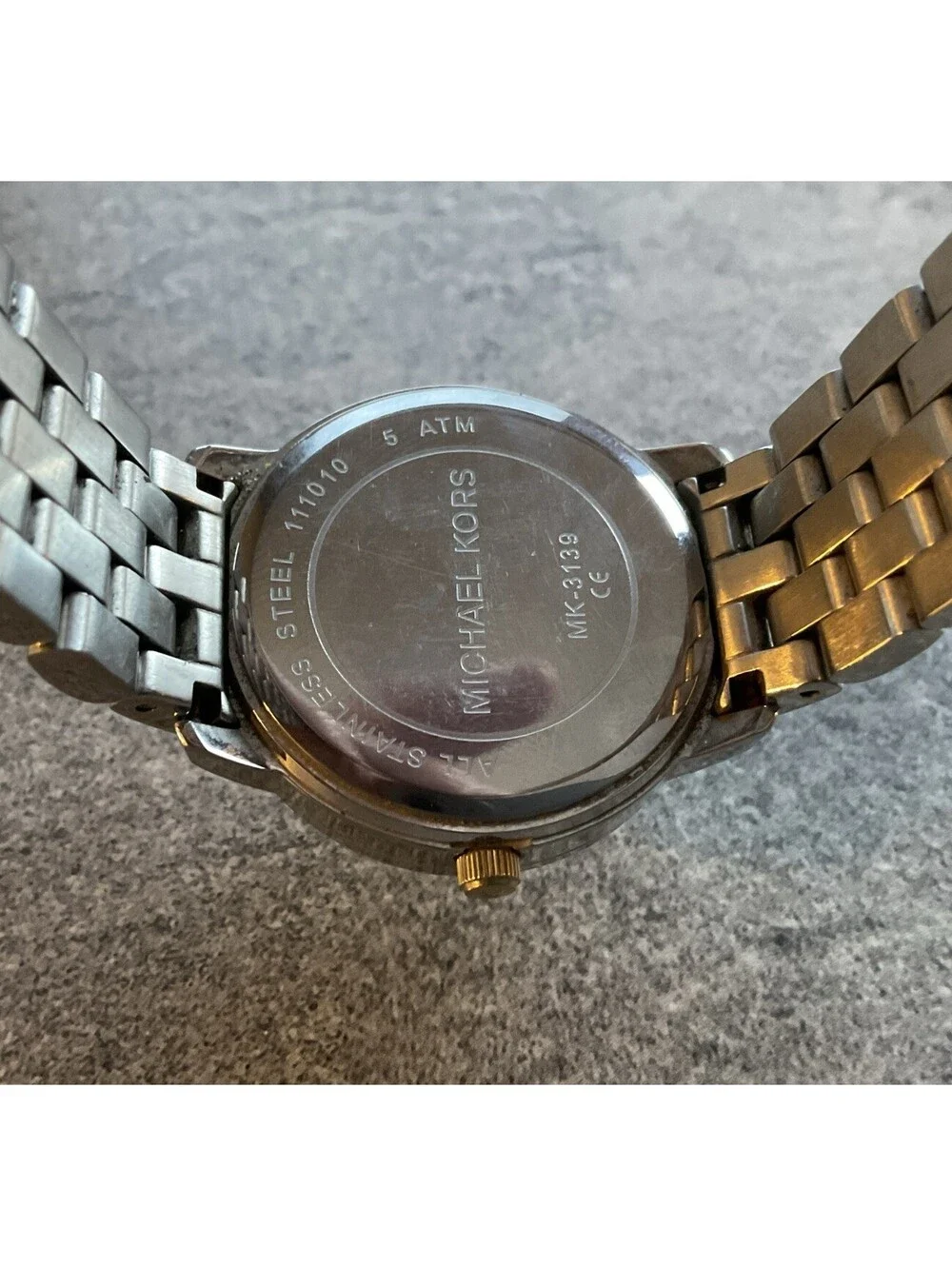 Michael Kors Womens Watch 35mm Stainless Steel Case & Band MOP Dial MK3139 A18